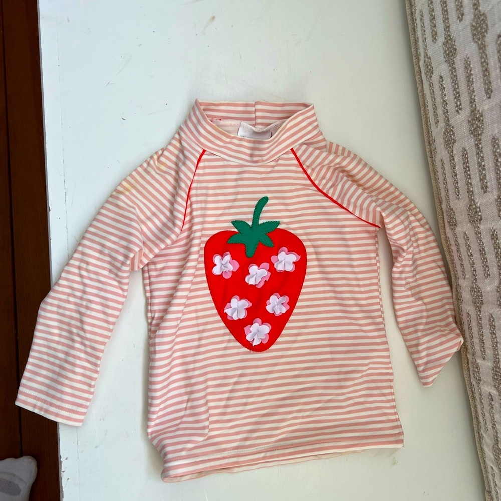 Boden Girls Rash Guard *Like New* 6-12 Mo